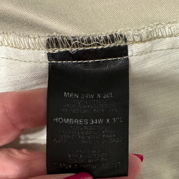 George Men's Light Khaki Chinos - Picture 3 of 3